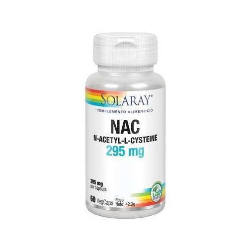 Nac 295 Mg 60 Cápsulas Solaray