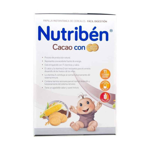 Nutriben Cacao Con Galletas Maria 500 G