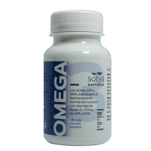 Aceite De Pescado Omega 3 721 Mg 110 Perlas Sotya