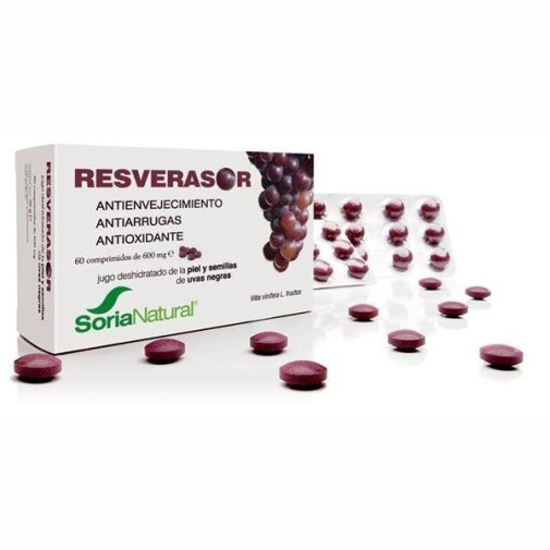 Resverasor 60 Comprimidos 600 Mg Soria Natural