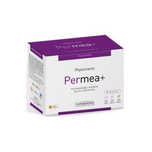 Permea + 20 Sobres +20 Cápsulas + 20 Comprimidos Therascience