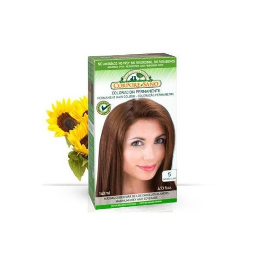 Tinte 5. Castaño Claro 140 Ml Corpore Sano