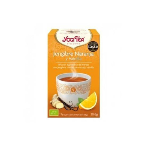 Yogi Tea Jengibre/Vainilla/Naranja 2 Gr 17 Bolsitas