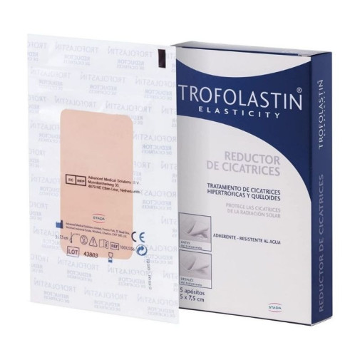 Trofolastin Reductor De Cicatrices 5 Parches 5X7,5 Cm