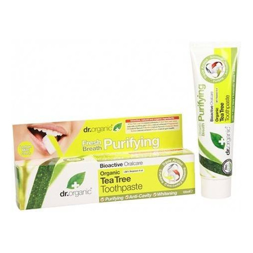 Pasta Dental Con Arbol Del Te Organico 100 Ml Dr. Organic