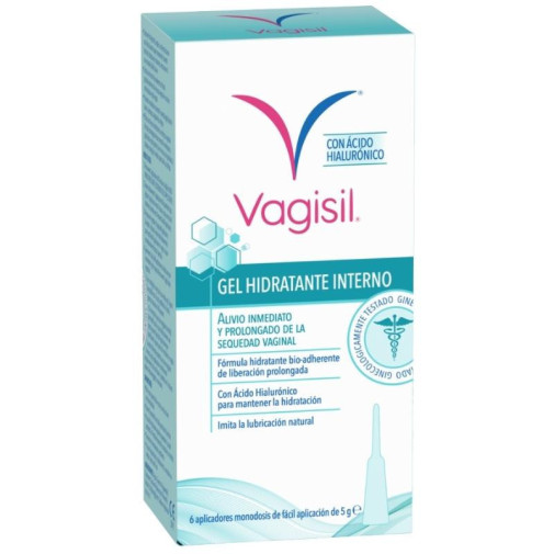 Vagisil Gel Hidratante Interno 6 Aplicadores 5 G
