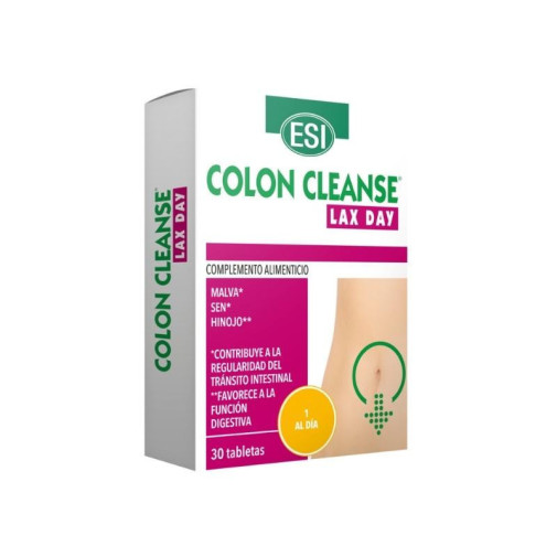 Colon Cleanse Aloe Vera Lax Day 30 Comprimidos Esi