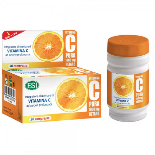 Vitamina C Pura Retard 1000 Mg 30 Comprimidos Esi