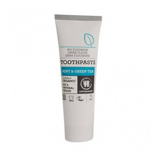 Dentifrico Menta/Te Verde 75 Ml Urtekram