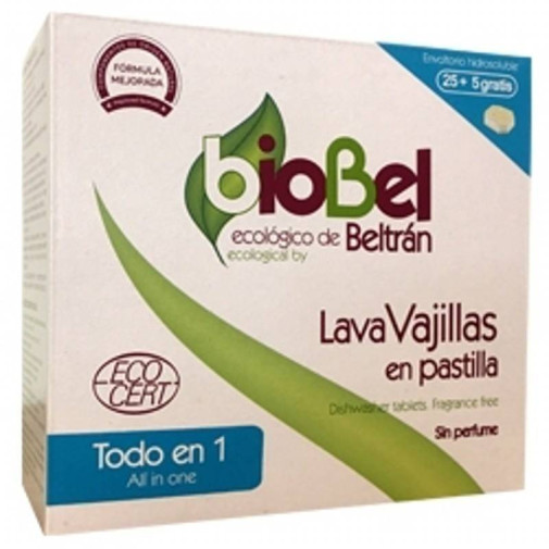Pastillas Para Lavavajillas Ecologicas 30 Unidades Biobel