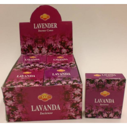 Incienso 10 Conos De Lavanda (Sac)
