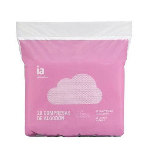 Compresas Algodón 20 Unidades Interapothek