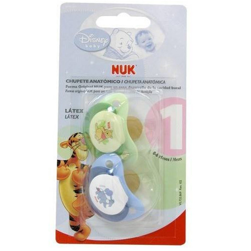 Chupete  Disney Talla 1 N Tetina De Latex 2 Unidades Nuk
