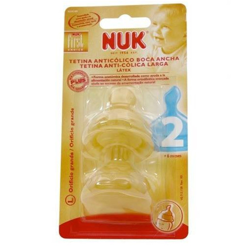 Tetina Fc Nuk Alimento Latex 2 2 Ud
