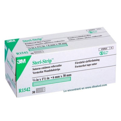 Steri Strip Sutura Adhesiva 38 Mm X 6 M