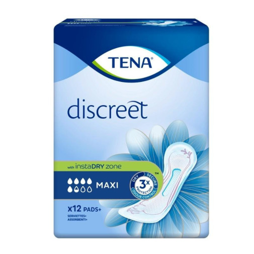 Tena Discreet Maxi Inc Ligera 12 U