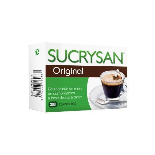 Sucrysan Aspartamo Edulcorante 300 Comprimidos