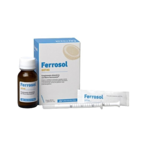 Ferrosol Gotas Frasco 30 ml + Sobre 1,9 g