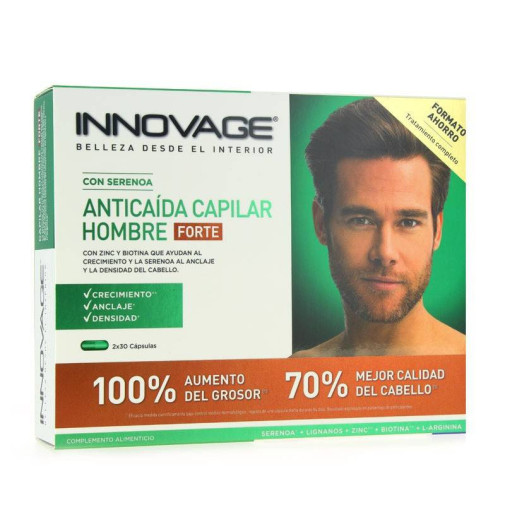 Innovage Anticaida Capilar Hombre Forte Duplo 2X30 Cápsulas