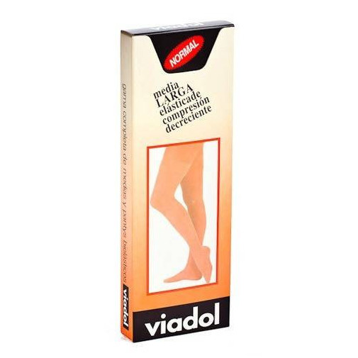 Media Viadol Larga De Compresión Normal Beige T4 Prim