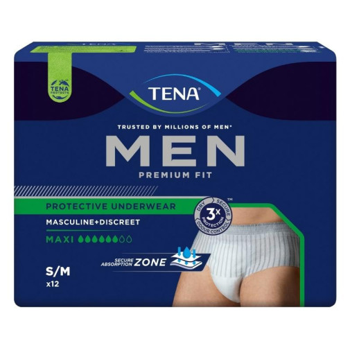 Tena Men Underwear Absorc T/M 12U