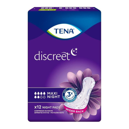 Tena Discreet Maxi Night 12 Unidades