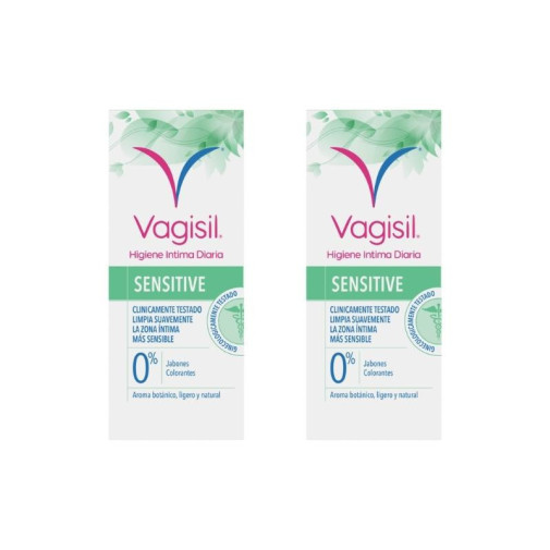 Vagisil Higiene Intima Diaria Sensitive 2 Unidades 250 Ml