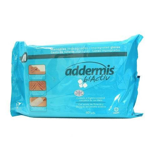 Addermis Biactiv Manoplas 40 Unidades