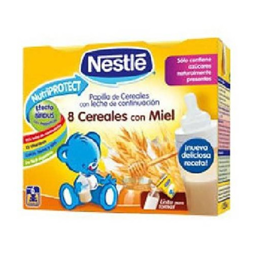 Nestle Papilla Liquida 8 Cere Miel 2X25