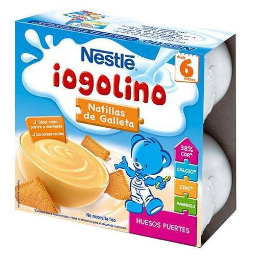 Iogolino Natillas De Galleta 4 Unidades X 100 Gr Nestlé