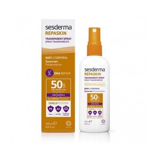 Repaskin Spray Corporal Transparente Con Spf50 200 Ml Sesderma