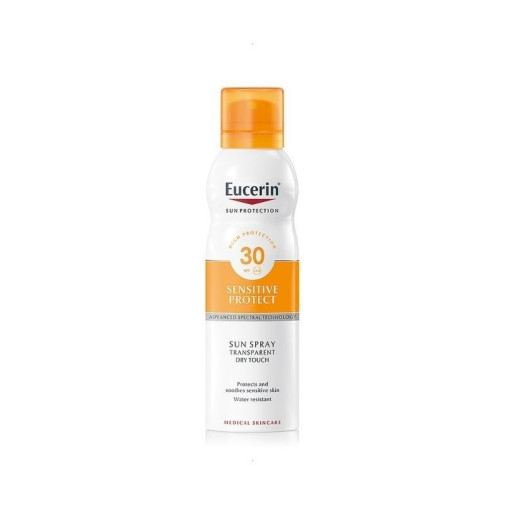 Spray Solar Transparente Toque Seco Spf 30 + 200 Ml Eucerin