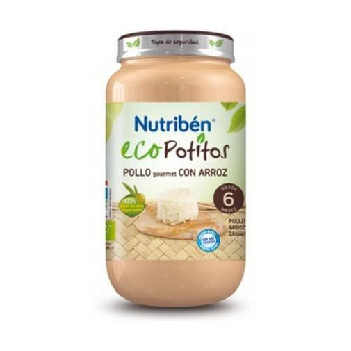 Ecopotito Con Puré Sabor A Pollo De Corral Con Verduras 235Gr  Nutribén