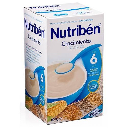 Nutriben Crecimiento Cereales 600 G.