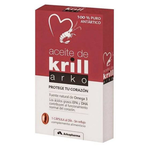 Aceite De Krill Omega 3 500 Mg 15 Cápsulas Arkopharma