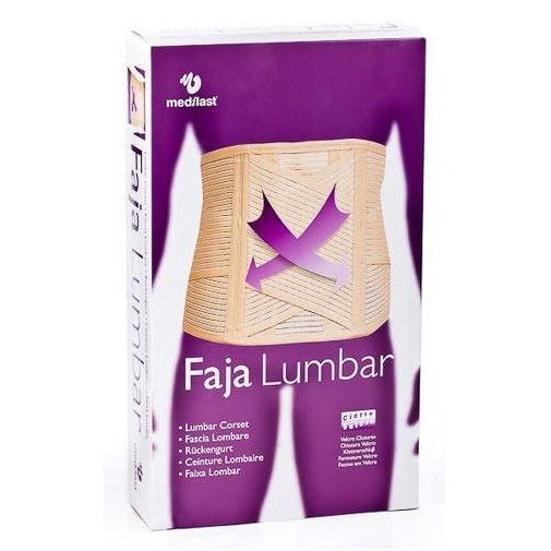 Faja Medilast Lumbar Talla 4 Velcro 95 105 Cm
