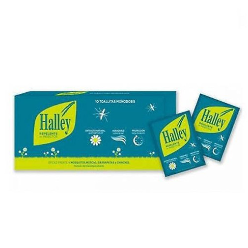 Halley Repelente Insectos Toallitas 10 U