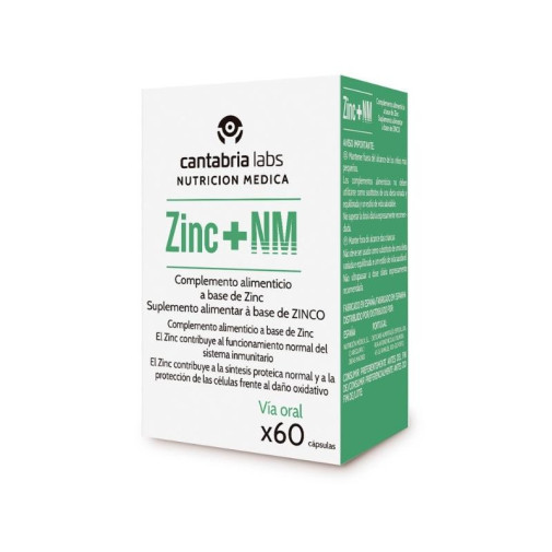 Zinc+ Nm 60 Cápsulas Nutrición Medica