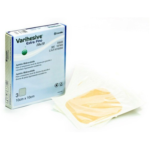 Varihesive Extra Fino 3 Apósitos 10 X 10 Cm