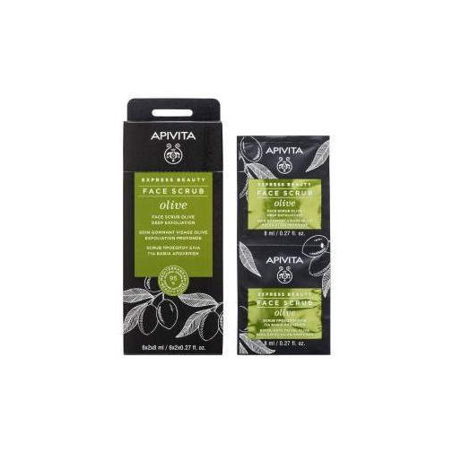 Apivita Express Beauty Mascarilla Exfoliante Intensiva Con Oliva 2X8Ml