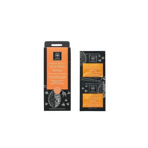 Apivita Express Beauty Mascarilla Hidratante Nutritiva Miel 2X8Ml