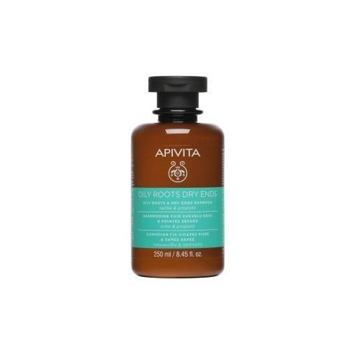 Apivita Champu Para Raices Grasas Y Puntas Secas 250Ml