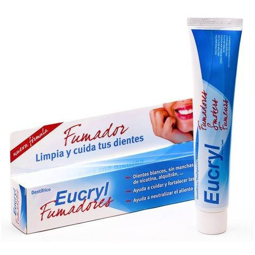 Eucryl Fumadores Pasta Dental 75 Ml