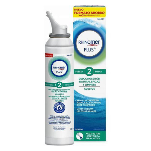 Rhinomer Plus Adultos Fuerza 2 Media Spray 200Ml