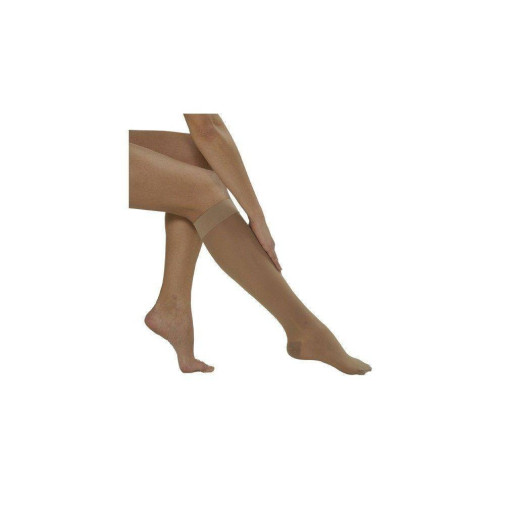 Media Medilast Corta Con Puntera Beig Talla L Grande