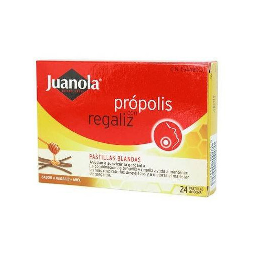 Juanola Pastillas Propol Regaliz Miel 2