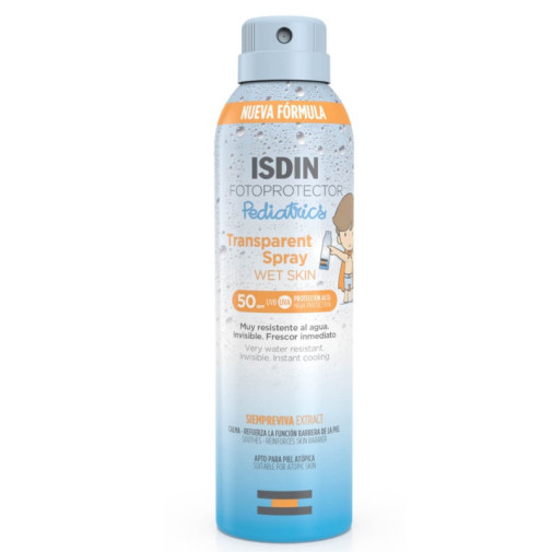 Isdin Fotoprotector Pediatrics Transparent Spray Wet SPF 50 250 ml