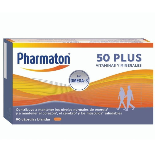 Pharmaton 50 Plus 60 Capsulas