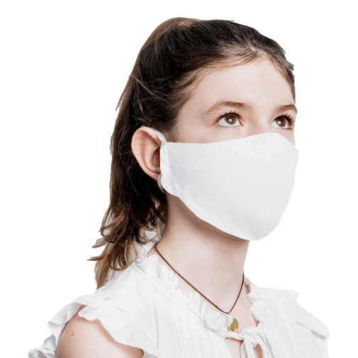 R40 Kids Mascarilla Higiénica Lavable Y Reutilizable Blanca 13 17 Años 1 Ud