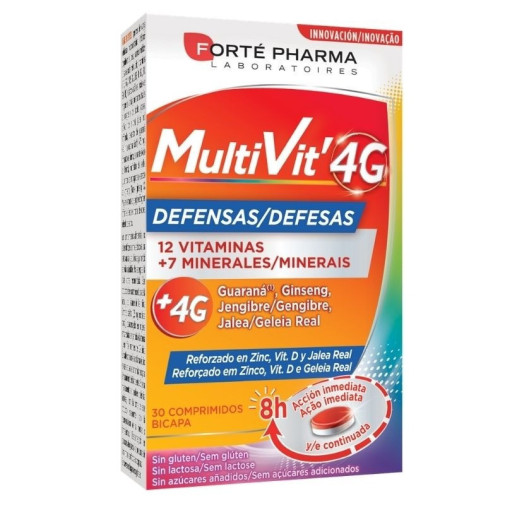 Multivit 4G Defensas 30 Comp Bicapa